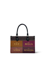 "LA LUMINOSA" ver.2 Small Leather Handbag - front view | Paleta Bags