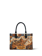"Vuelo Alto" ver.3 Small Leather Handbag - front view | Paleta Bags