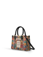 "Cada bolsa, una historia" ver.1 Small Leather Handbag - side view