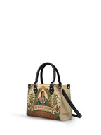 "Soy hija de la tierra" ver.5 Small Leather Handbag - side view | Paleta Bags