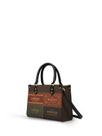 "BILINGÜE" ver.3 Small Leather Handbag - side view | Paleta Bags