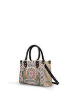 "Suave pero inquebrantable" ver.10 Small Leather Handbag - side view | Paleta Bags