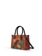 "Primero me pertenezco a mí" ver.2 Small Leather Handbag - side view | Paleta Bags