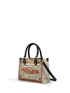 "De las manos de nuestras abuelas a las nuestras" ver.4 Small Leather Handbag - side view | Paleta Bags