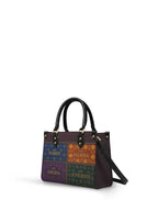 "LAS CUATRO VERDADES" ver.1 Small Leather Handbag - side view | Paleta Bags