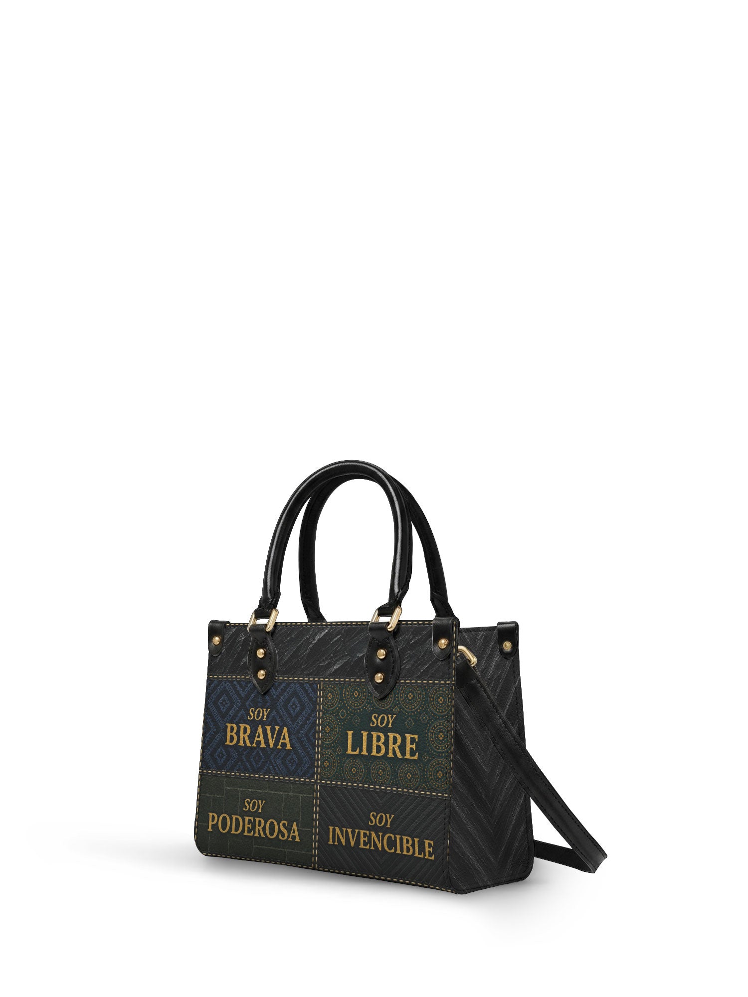 "LA GUERRERA" ver.3 Small Leather Handbag - side view | Paleta Bags