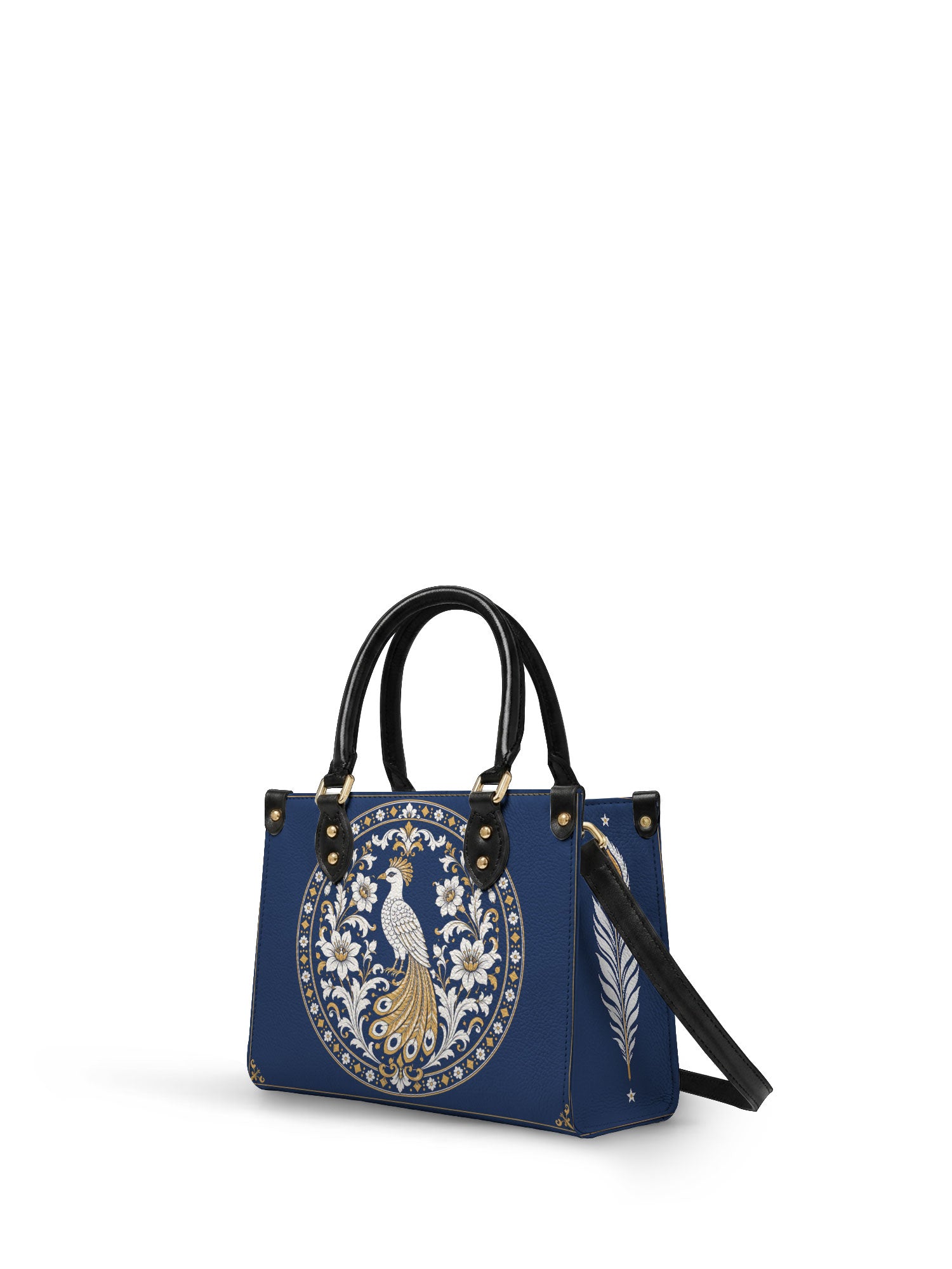 "QUETZALÍ" Small Leather Handbag - side view | Paleta Bags