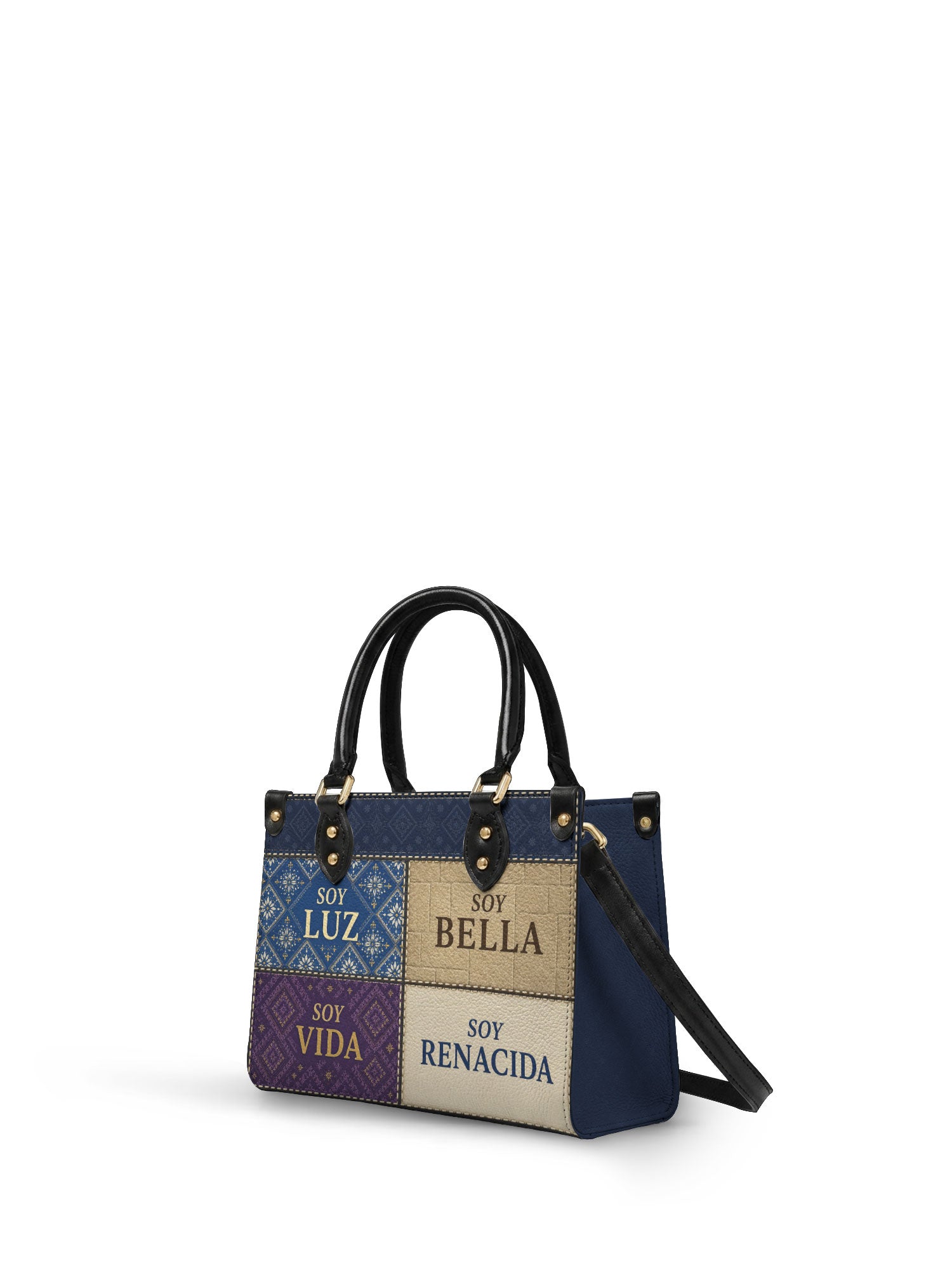"LA LUMINOSA" ver.3 Small Leather Handbag - front view | Paleta Bags