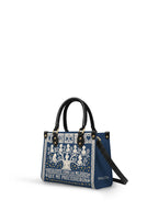 "Resiliente como las mujeres que me precedieron" ver.2 Small Leather Handbag - side view | Paleta Bags