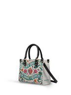 "Otomi Wild Embroidery" ver.3 Small Leather Handbag - side view | Paleta Bags