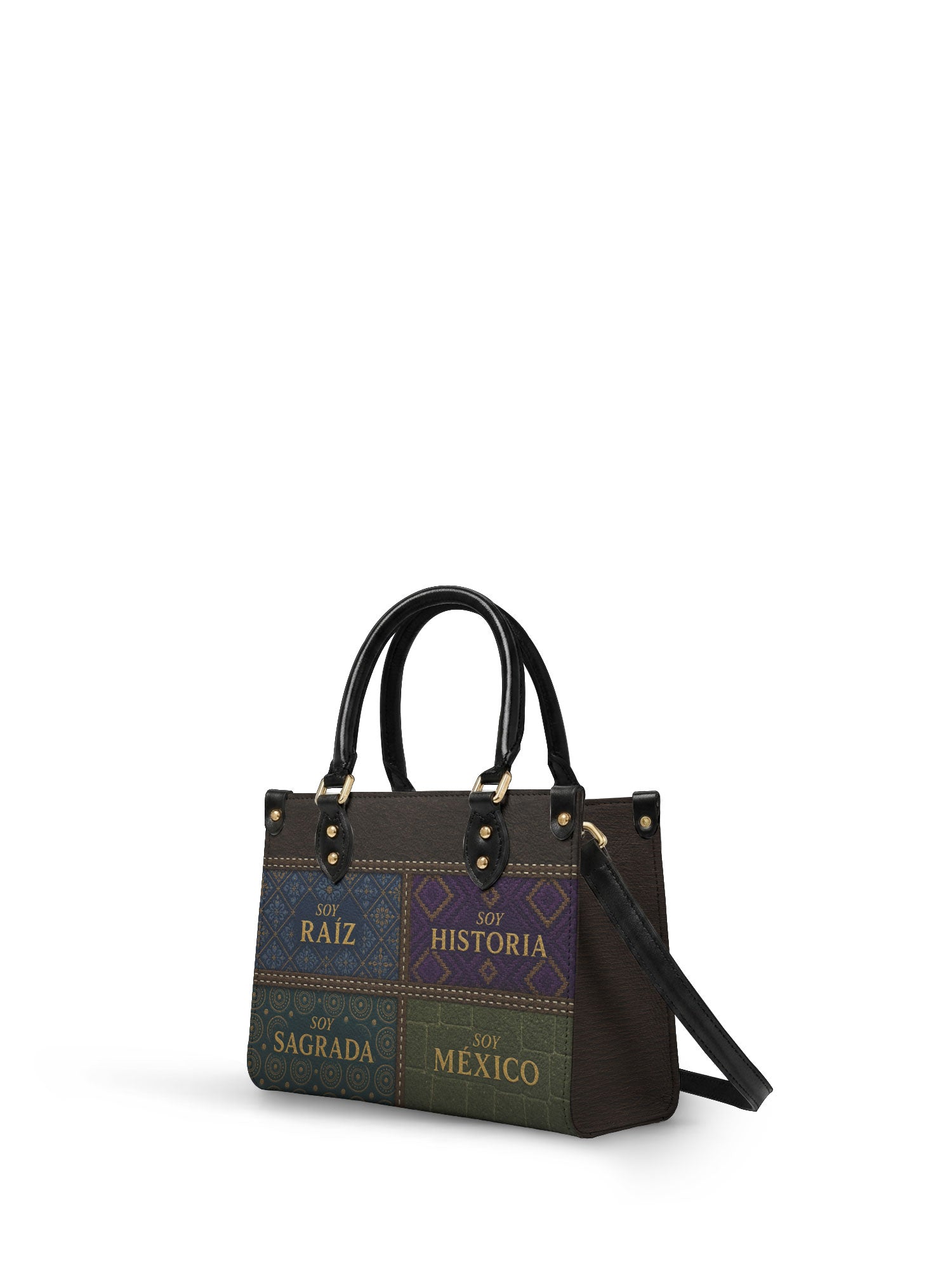 "LAS RAÍCES" ver.1 Small Leather Handbag - side view | Paleta Bags