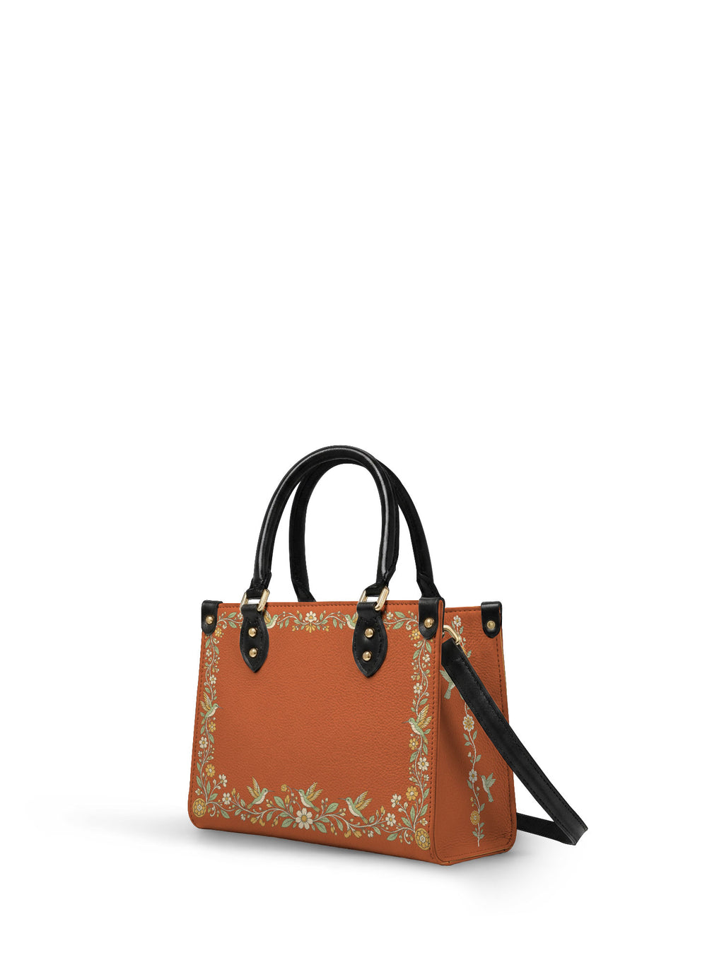 "HUITZILIN" Small Leather Handbag - side view | Paleta Bags