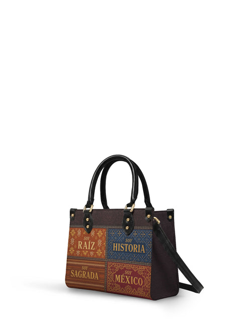 "LAS RAÍCES" ver.2 Small Leather Handbag - side view | Paleta Bags