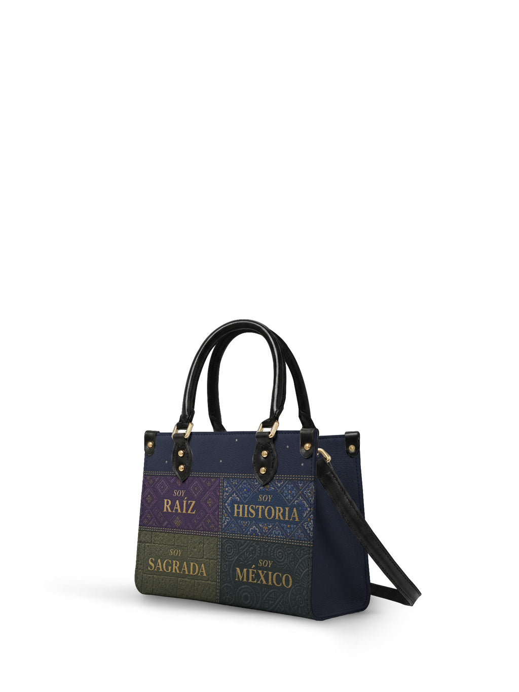 "LAS RAÍCES" ver.3 Small Leather Handbag - side view | Paleta Bags