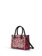 "Suave pero inquebrantable" ver.1 Small Leather Handbag - side view | Paleta Bags