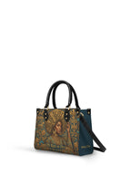 "Mi Raíz es Oro" ver.2 Small Leather Handbag - side view | Paleta Bags