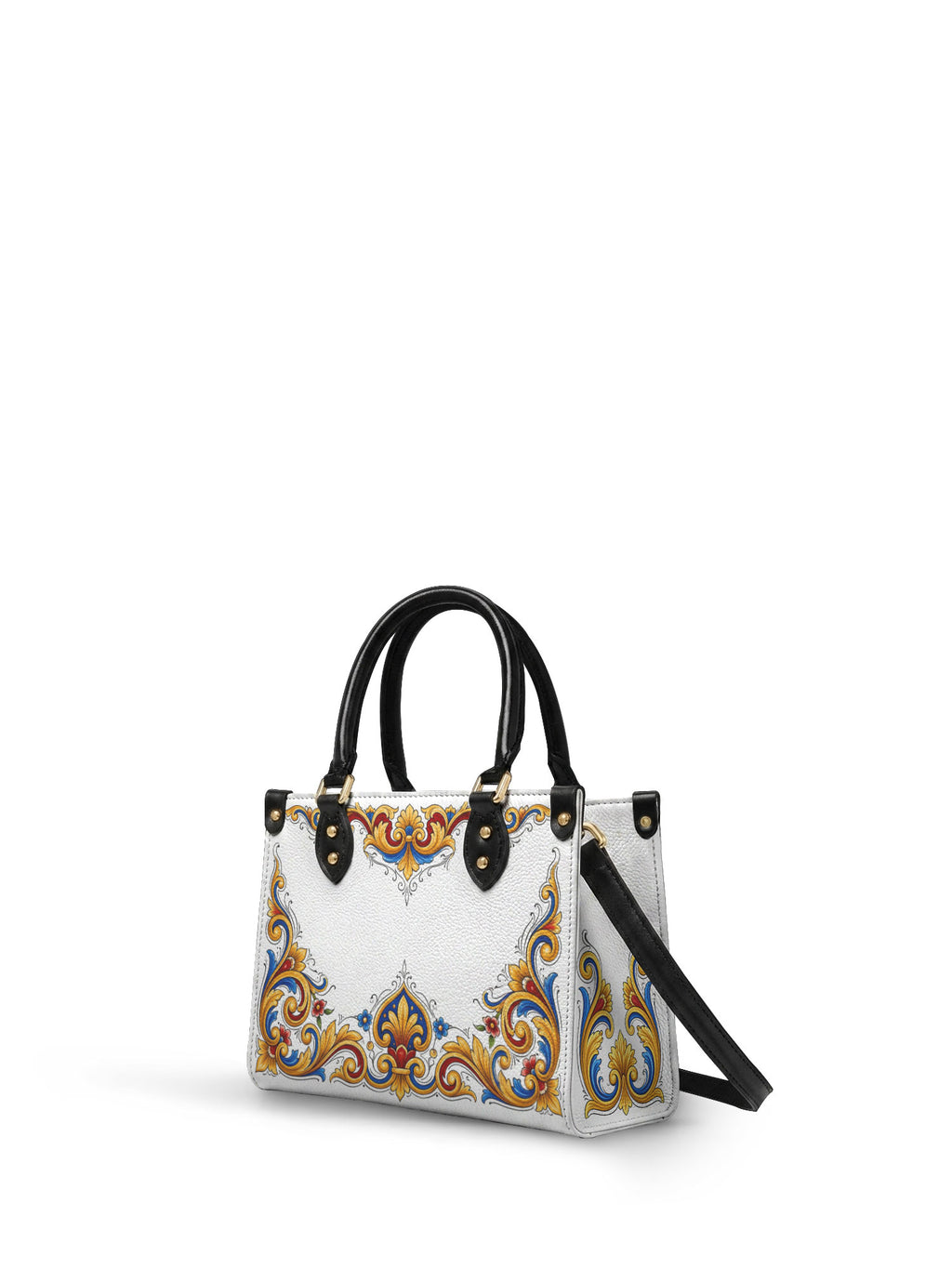 "IXTAC" Small Leather Handbag - side view | Paleta Bags