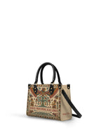 "Raíces profundas, alas libres" ver.5 Small Leather Handbag - side view | Paleta Bags