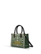 "Primero me pertenezco a mí" ver.4 Small Leather Handbag - side view | Paleta Bags