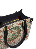 "De mis heridas nacen flores" ver.2 Small Leather Handbag - detail | Paleta Bags