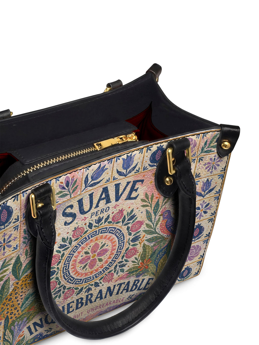 "Suave pero inquebrantable" ver.10 Small Leather Handbag - detail | Paleta Bags