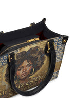 "Mi Raíz es Oro" ver.3 Small Leather Handbag - detail | Paleta Bags