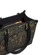 "Las mujeres poderosas crecen en jardines salvajes" ver.3 Small Leather Handbag - detail | Paleta Bags