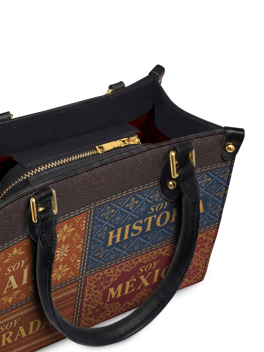 "LAS RAÍCES" ver.2 Small Leather Handbag - detail | Paleta Bags