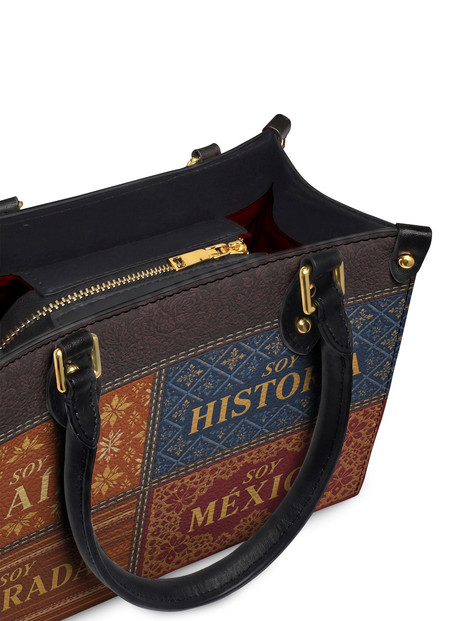 "LAS RAÍCES" ver.2 Small Leather Handbag - detail | Paleta Bags