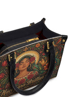 "Nací para brillar" ver.3 Small Leather Handbag - detail | Paleta Bags