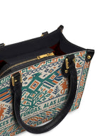 "Raíces profundas, alas libres" ver.4 Small Leather Handbag - detail | Paleta Bags