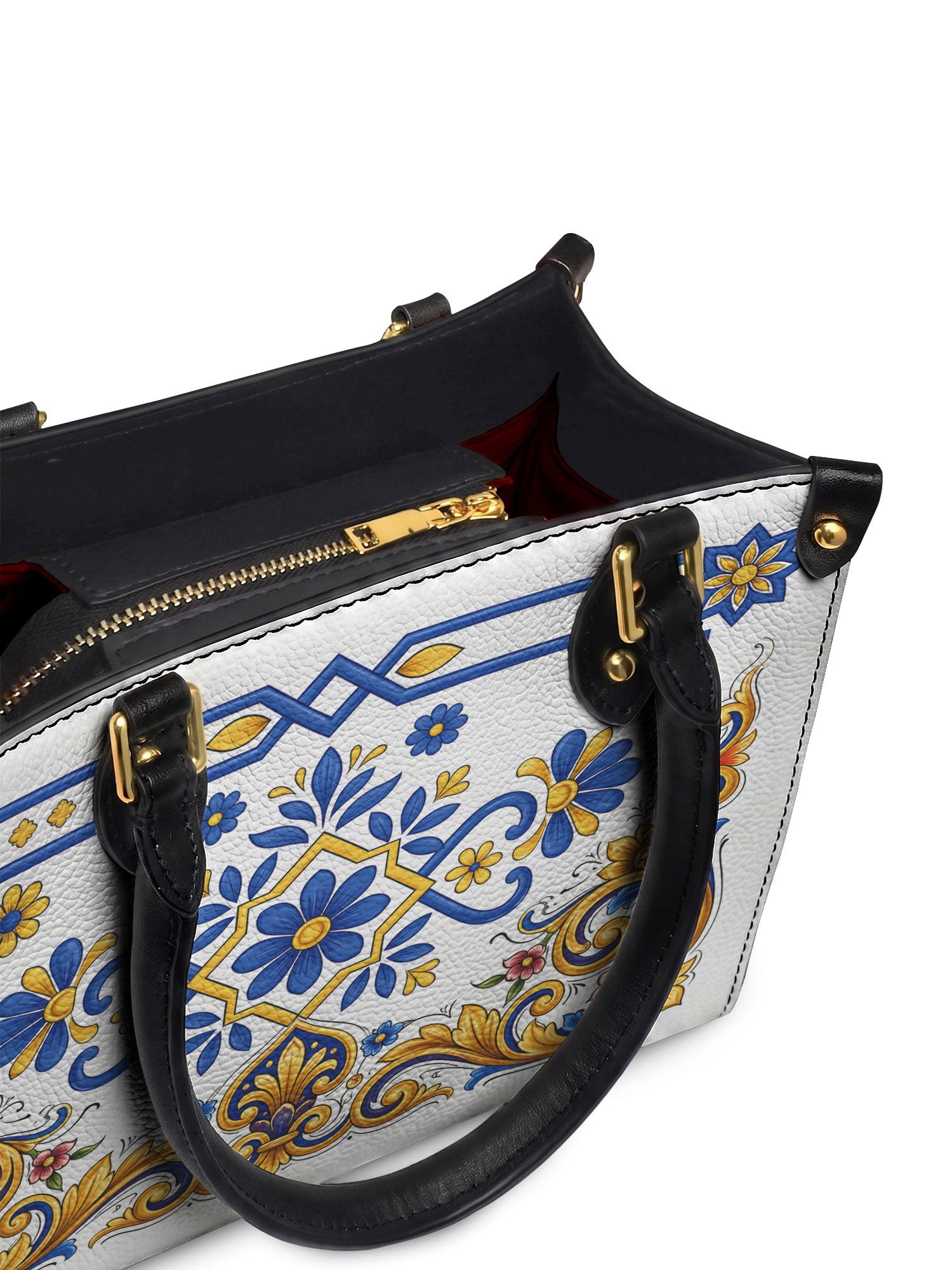 "TONATIUH" Small Leather Handbag - detail | Paleta Bags