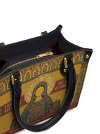 "Eres la mujer que alguna vez soñaste ser" ver.6 Small Leather Handbag - detail | Paleta Bags