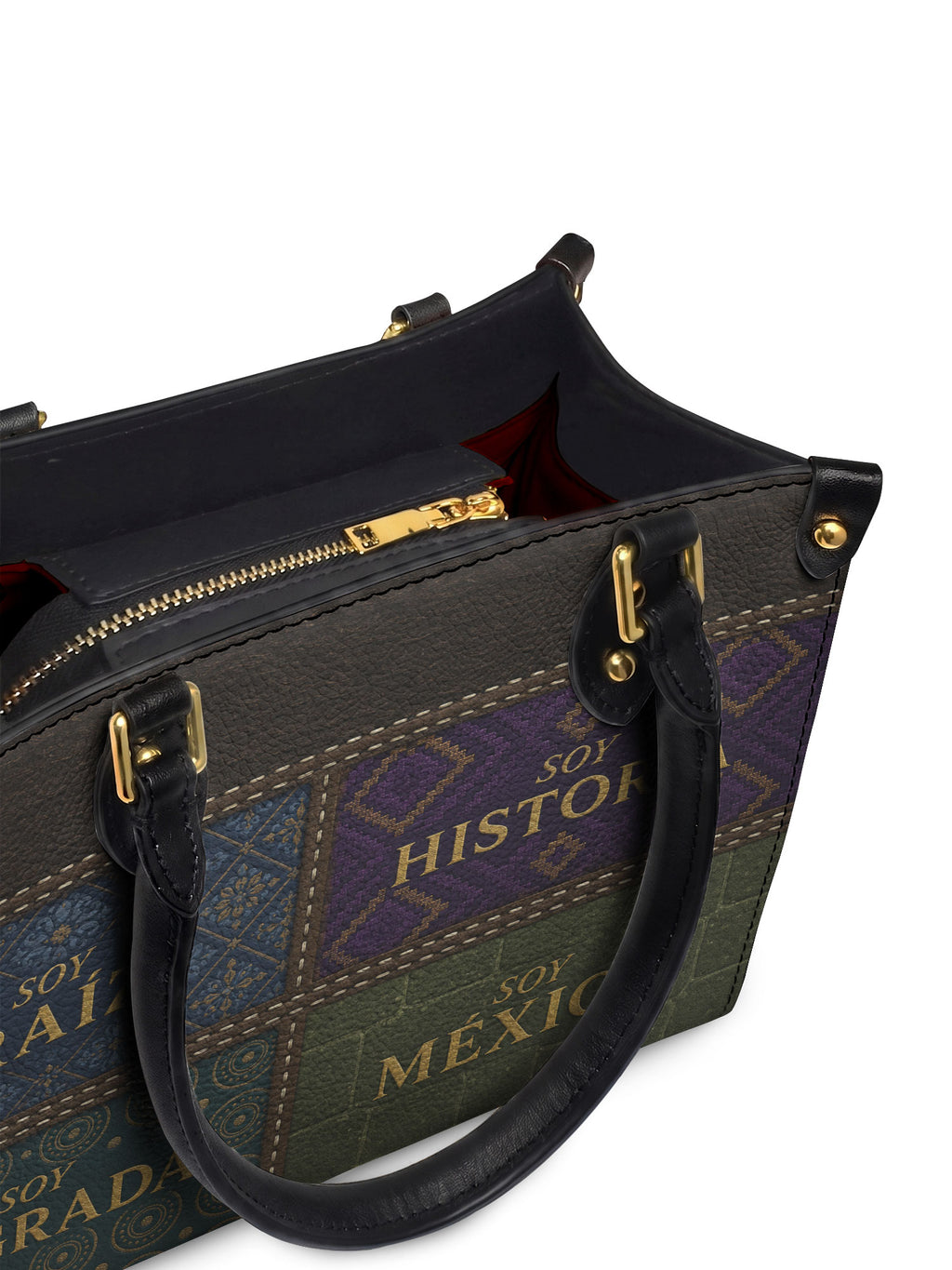 "LAS RAÍCES" ver.1 Small Leather Handbag - detail | Paleta Bags