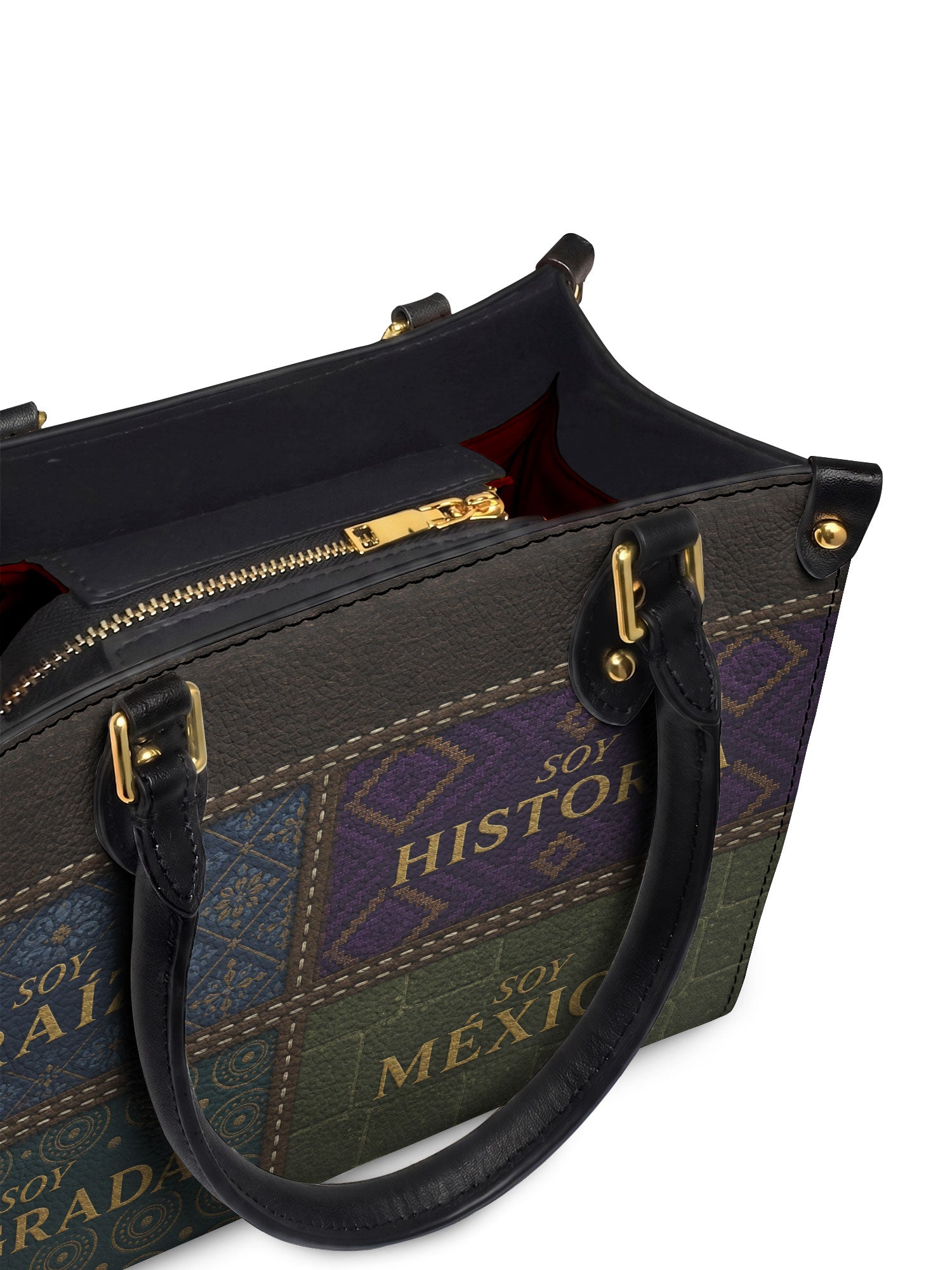 "LAS RAÍCES" ver.1 Small Leather Handbag - detail | Paleta Bags