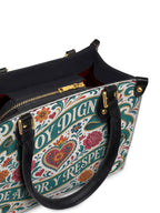 "Otomi Wild Embroidery" ver.3 Small Leather Handbag - detail | Paleta Bags