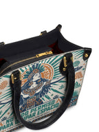 "No pido permiso para ocupar espacio" ver.4 Small Leather Handbag - detail | Paleta Bags