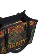 "Suelto lo que ya no me sirve" ver.2 Small Leather Handbag - detail | Paleta Bags