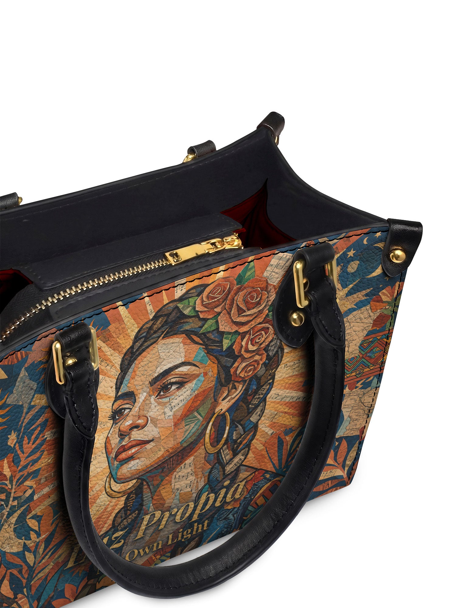 "Luz Propia" ver.2 Small Leather Handbag - detail | Paleta Bags