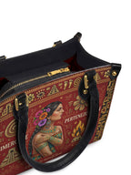 "Primero me pertenezco a mí" ver.8 Small Leather Handbag - detail | Paleta Bags