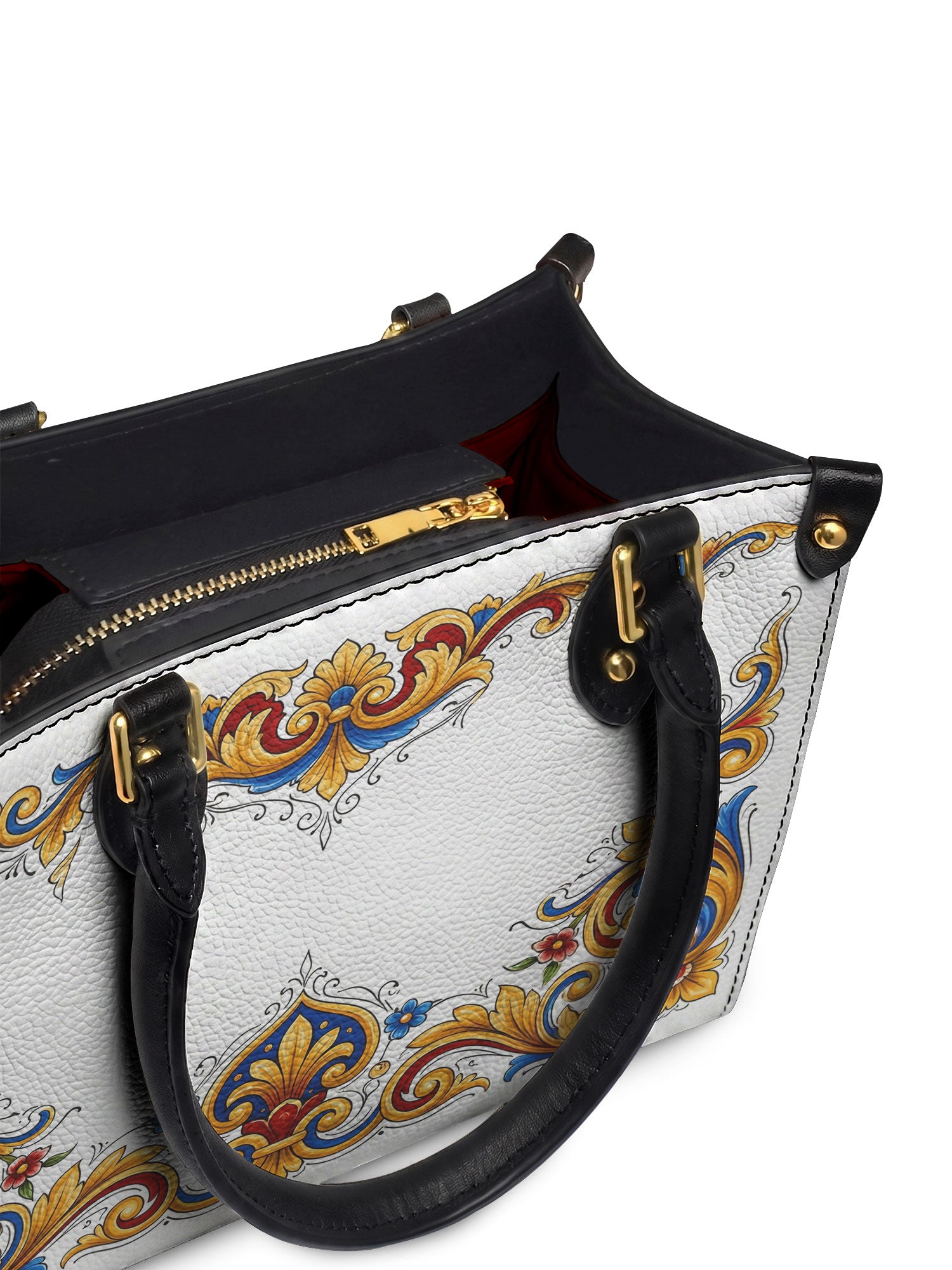 "IXTAC" Small Leather Handbag - detail | Paleta Bags