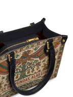 "Raíces profundas, alas libres" ver.5 Small Leather Handbag - detail | Paleta Bags