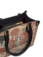 "Caí, me levanté, florecí" ver.2 Small Leather Handbag - detail | Paleta Bags