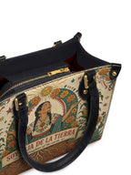 "Soy hija de la tierra" ver.5 Small Leather Handbag - detail | Paleta Bags