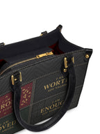 "BILINGÜE" ver.2 Small Leather Handbag - detail | Paleta Bags