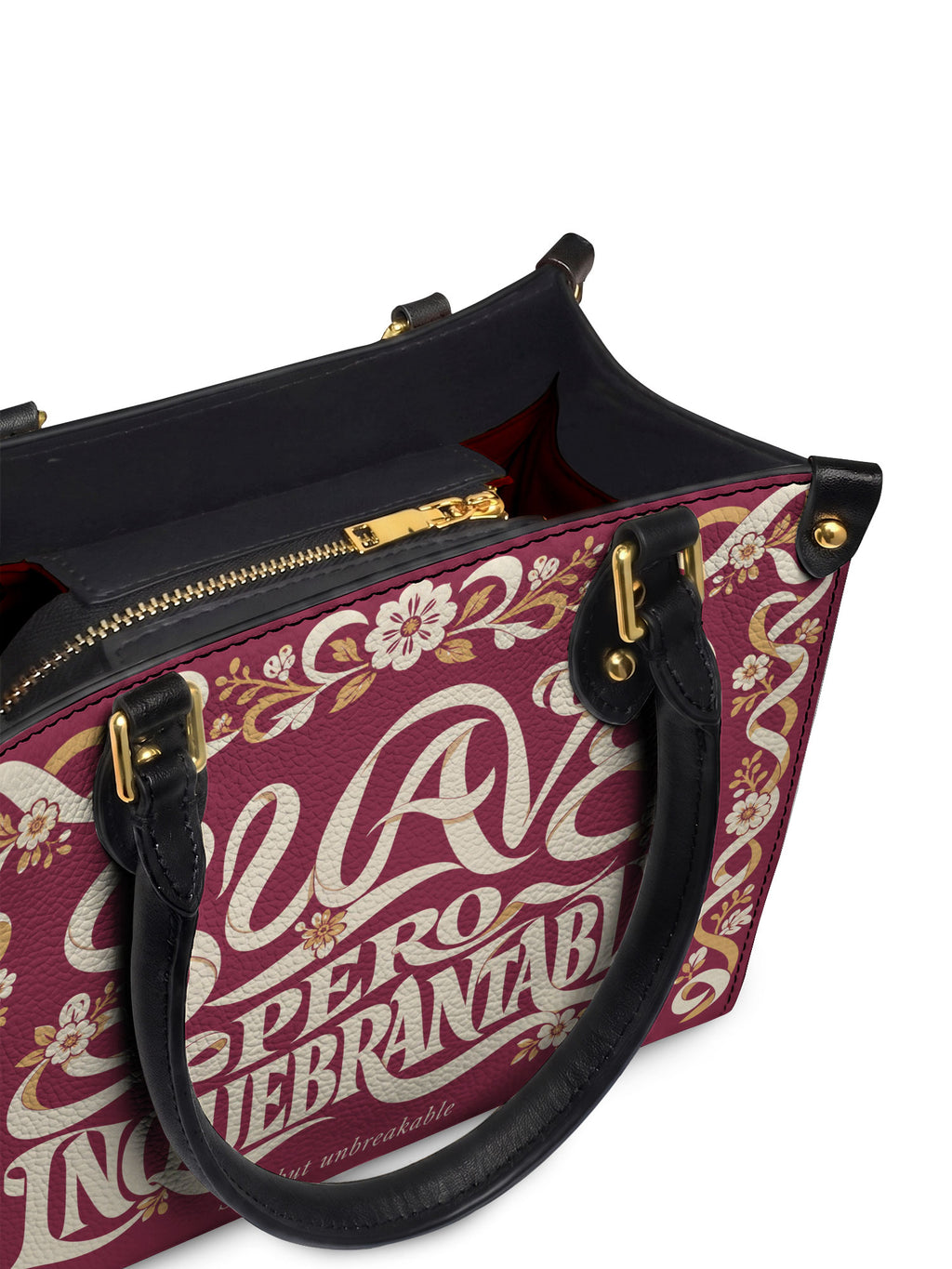 "Suave pero inquebrantable" ver.1 Small Leather Handbag - detail | Paleta Bags