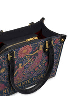 "Caí, me levanté, florecí" ver.5 Small Leather Handbag - detail | Paleta Bags
