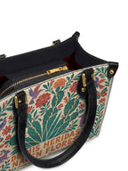 "De mis heridas nacen flores" ver.4 Small Leather Handbag - detail | Paleta Bags
