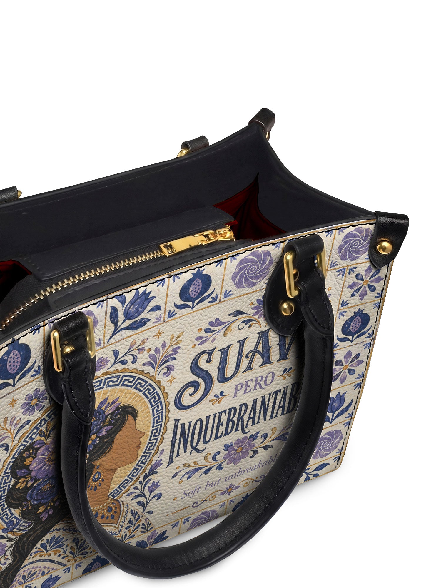 "Suave pero inquebrantable" ver.7 Small Leather Handbag - detail | Paleta Bags