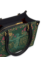 "Se amó hasta florecer" ver.3 Small Leather Handbag - detail | Paleta Bags